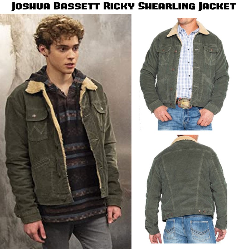 Joshua Bassett High School Musical Green Shearling Jacket Joshua Bassett High School Musical Green Shearling Jacket