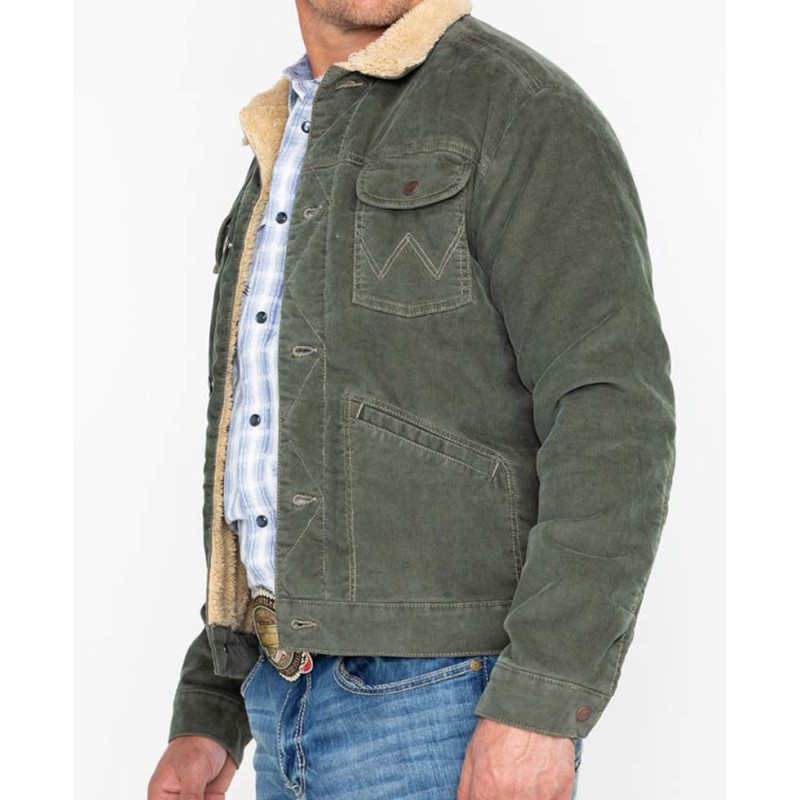 Joshua Bassett High School Musical Green Shearling Jacket Joshua Bassett High School Musical Green Shearling Jacket
