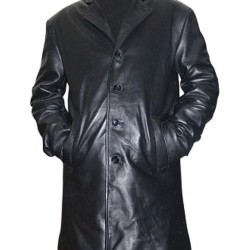 Joshua Jackson Fringe Peter Bishop Leather Coat