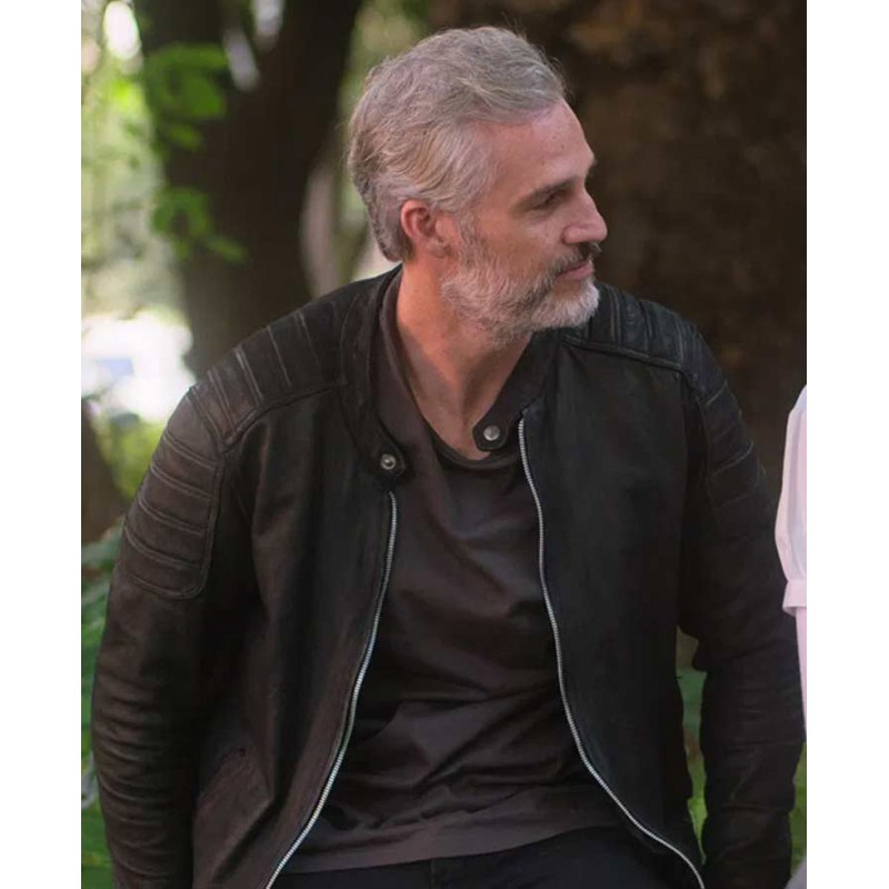 Juan Pablo Medina Dad Wanted Black Leather Jacket Juan Pablo Medina Dad Wanted Black Leather Jacket