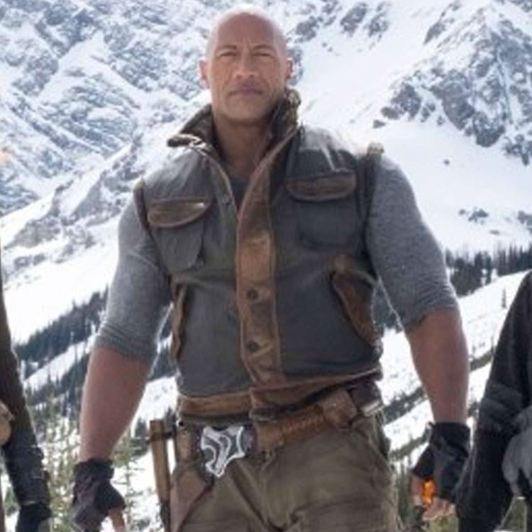 Jumanji The Next Level The Rock Leather Vest Jumanji The Next Level The Rock Leather Vest