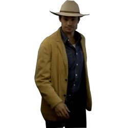 Justified Raylan Givens Tan Leather Jacket