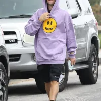Justin bieber in purple hoodie shop