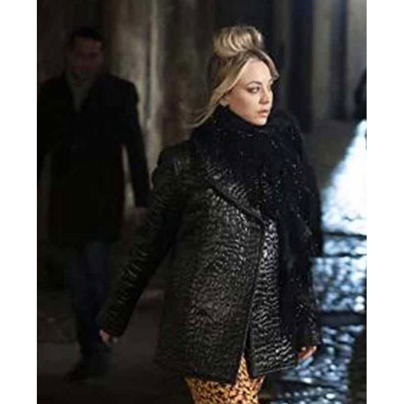 The Flight Attendant Kaley Cuoco Peacoat The Flight Attendant Kaley Cuoco Peacoat