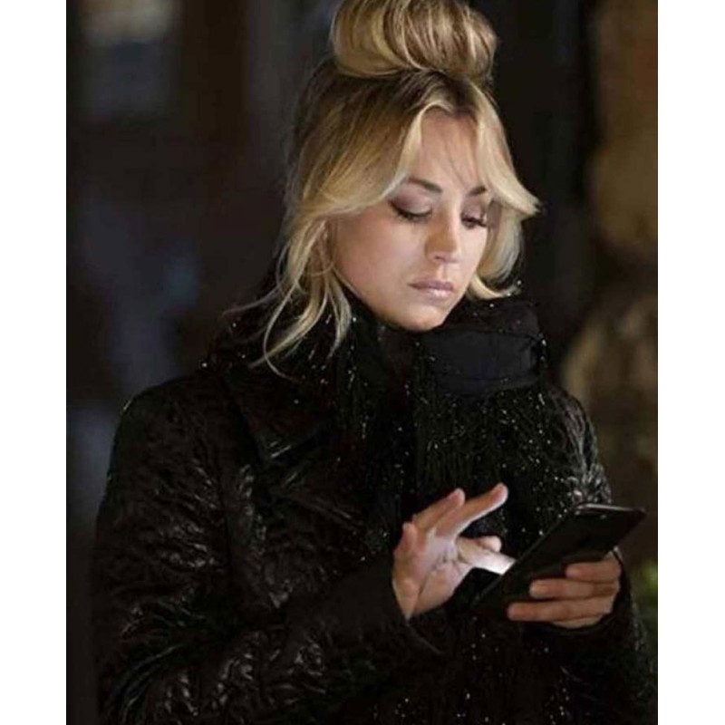 The Flight Attendant Kaley Cuoco Peacoat The Flight Attendant Kaley Cuoco Peacoat