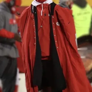 Kansas City Chiefs Sideline Cape Coat