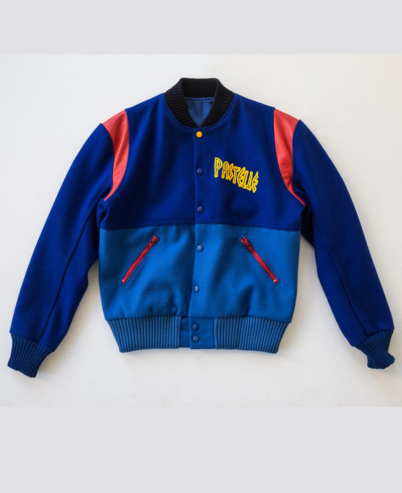 Kanye West Worn Bomber Varsity Pastelle Jacket