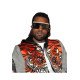 Kanye West Pastelle Tiger Varsity Jacket