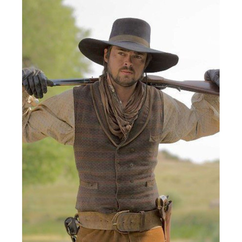 Karl Urban Comanche Moon Brown Vest Karl Urban Comanche Moon Brown Vest
