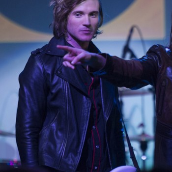 Dougie Poynter Kat and The Band Biker Leather Jacket