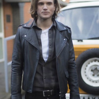 Dougie Poynter Kat and The Band Biker Leather Jacket