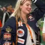 Kate Upton 2022 World Series Houston Astros Blue Jacket
