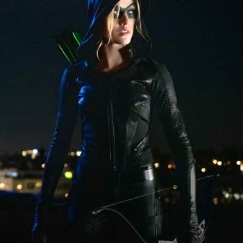 Arrow Season 08 Katherine Mcnamara Hooded Jacket