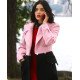Katy Keene Black and Pink Wool Coat