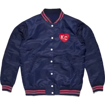 Kc Heart Varsity Jacket