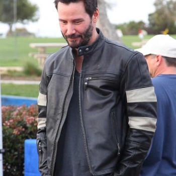 Keanu Reeves John Wick Motorcycle Leather Jacket