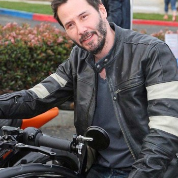 Keanu Reeves John Wick Motorcycle Leather Jacket