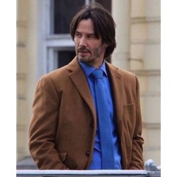 Keanu Reeves Siberia Brown Coat