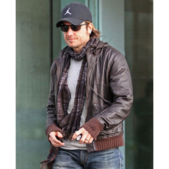 Keith Urban Brown Leather Jacket