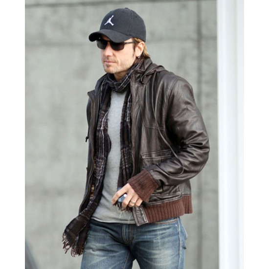 Keith Urban Brown Leather Jacket