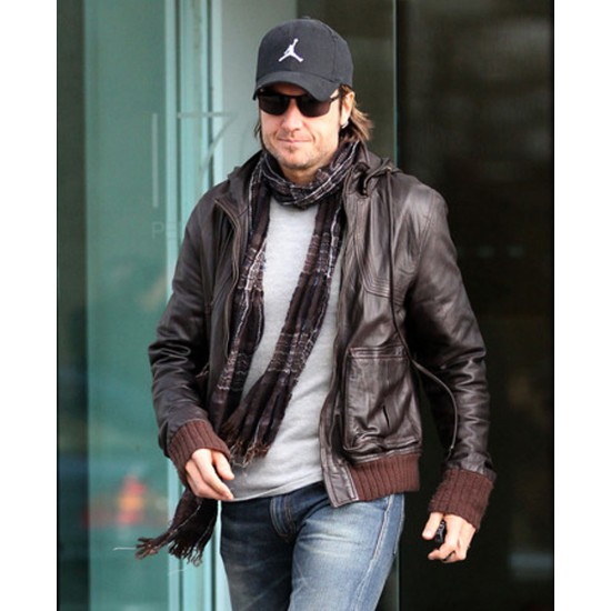 Keith Urban Brown Leather Jacket