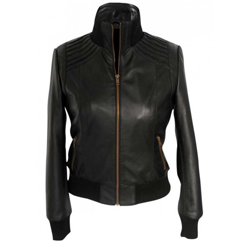 Bette Sans Souci The Flash Kelly Frye Leather Jacket