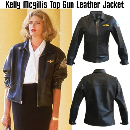 Kelly Mcgillis Top Gun Charlie Jacket