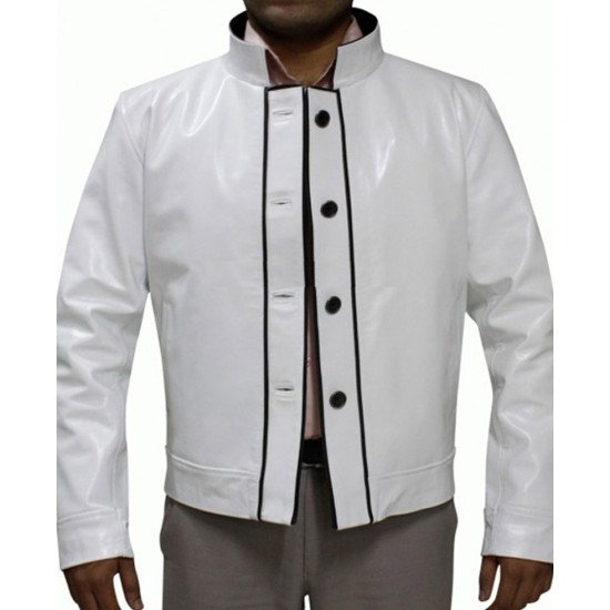 Ken Jeong The Hangover Part III White Leather Jacket