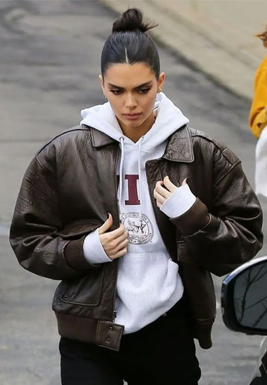 Kendall jenner leather jacket hotsell