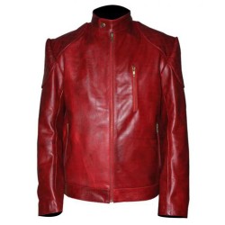 Kevin Hart Ride Along Maroon Leather Jacket