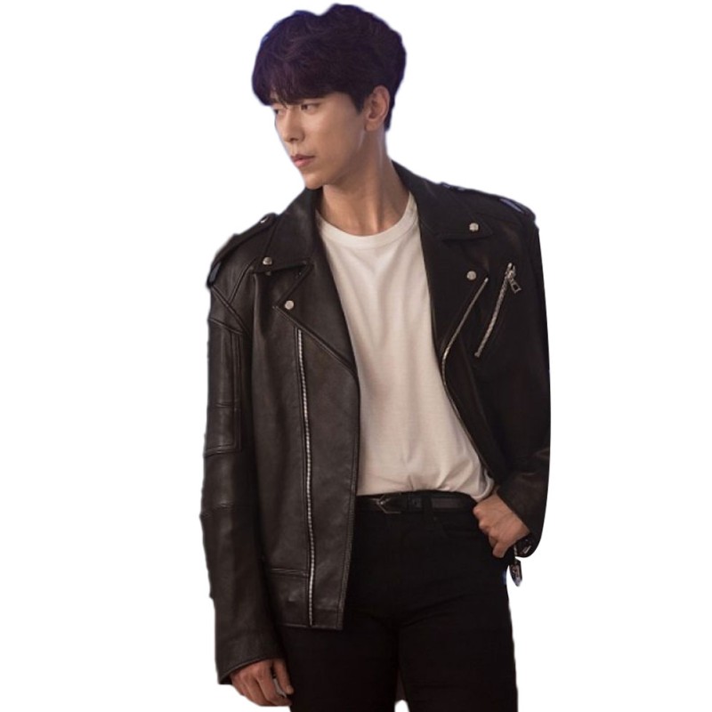 My Holo Love Ki Chan Lee Leather Jacket My Holo Love Ki Chan Lee Leather Jacket