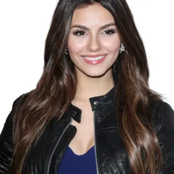 KIIS FM Jingle Ball in LA Victoria Justice Black Jacket