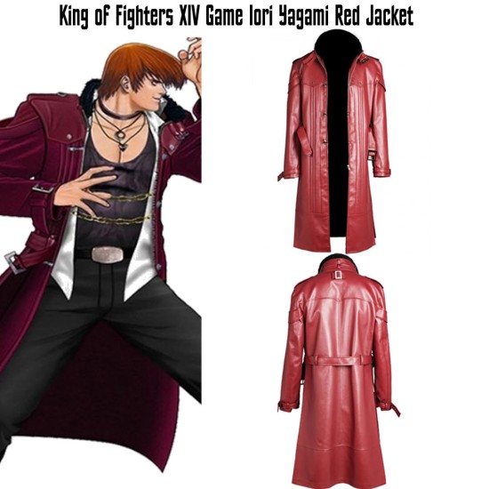 Iori Yagami King of Fighters XIV Leather Jacket