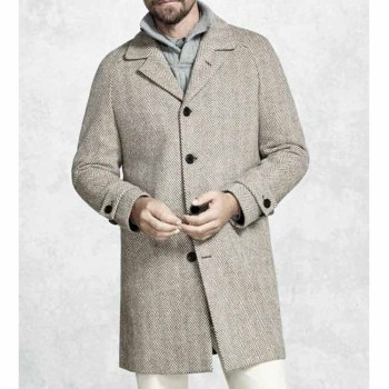 Knives Out Daniel Craig Grey Coat