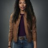 Big Sky Kylie Bunbury Brown Cotton Jacket Big Sky Kylie Bunbury Brown Cotton Jacket