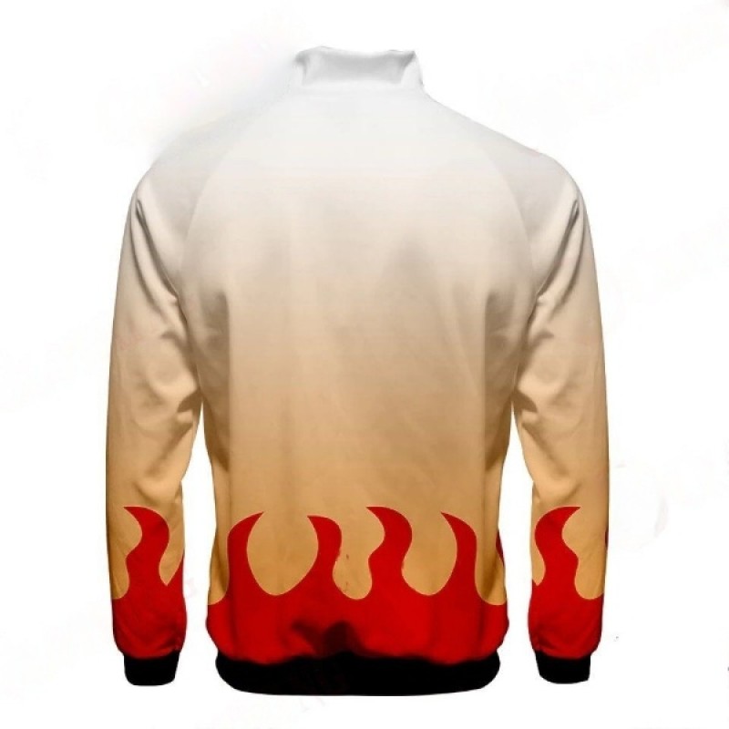 Kyojuro Rengoku Demon Slayer White Jacket Kyojuro Rengoku Demon Slayer White Jacket