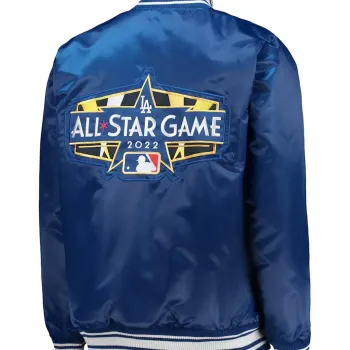 LA All Star Game 2022 Royal Satin Jacket