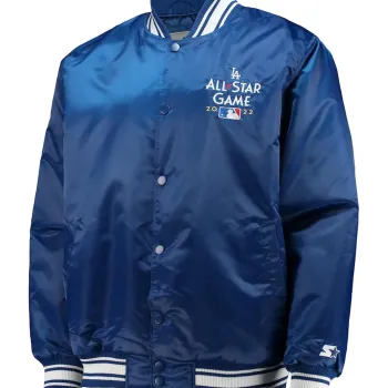 LA All Star Game 2022 Royal Satin Jacket