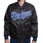 LA Dodgers Black Blue Patches Jacket