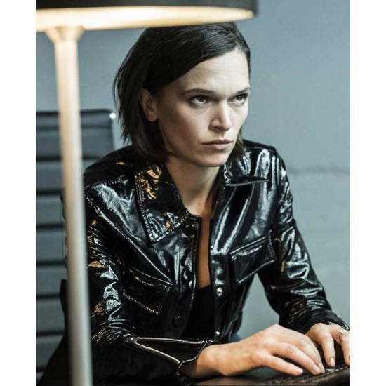 Anna Brewster The Last Days of American Crime Leather Jacket