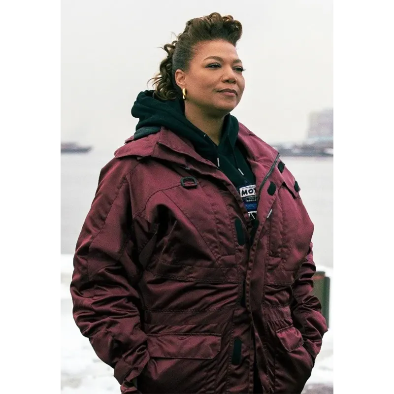 The Equalizer Queen Latifah Satin Purple Jacket The Equalizer Queen Latifah Satin Purple Jacket
