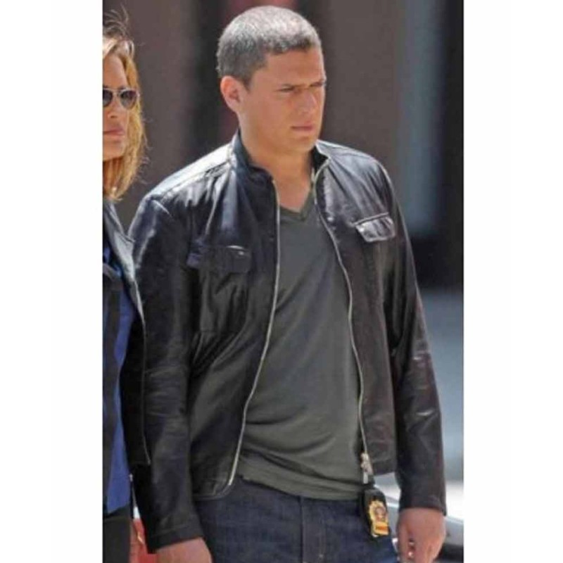 Law & Order SVU Wentworth Miller Leather Jacket