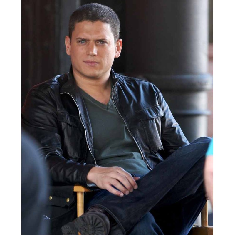 Law & Order SVU Wentworth Miller Leather Jacket Law & Order SVU Wentworth Miller Leather Jacket