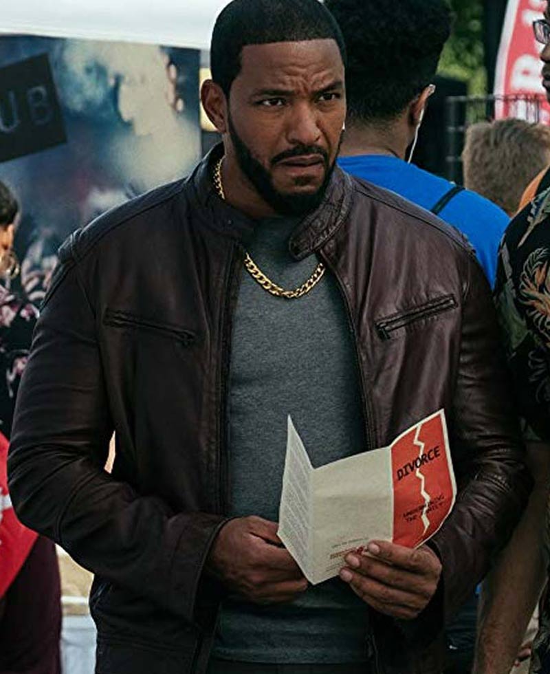 Boys leather bomber sales