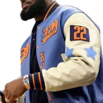 Lebron James Nba 22 Varsity Jacket