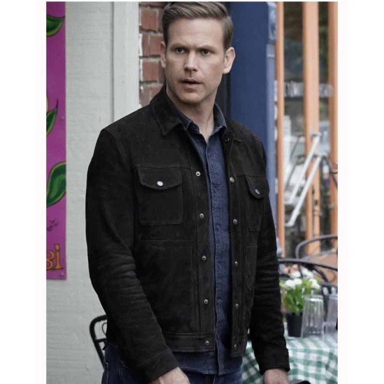 Legacies Alaric Saltzman Suede Jacket