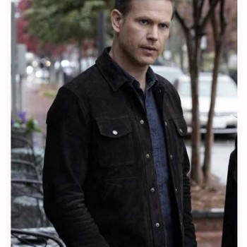 Legacies Alaric Saltzman Suede Jacket