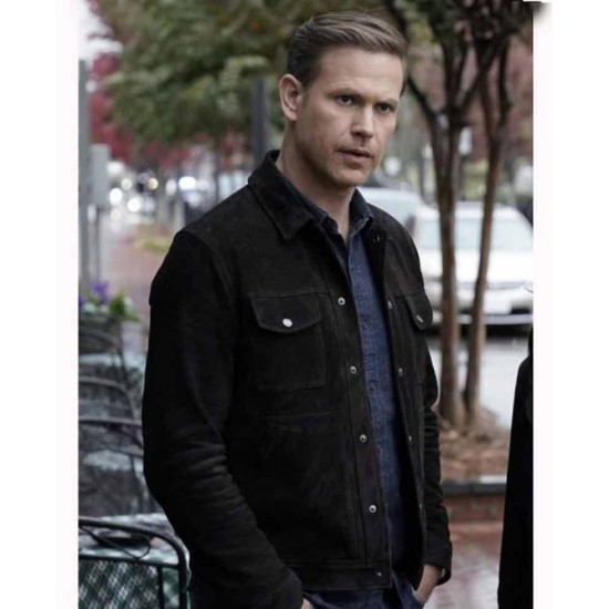 Legacies Alaric Saltzman Suede Jacket