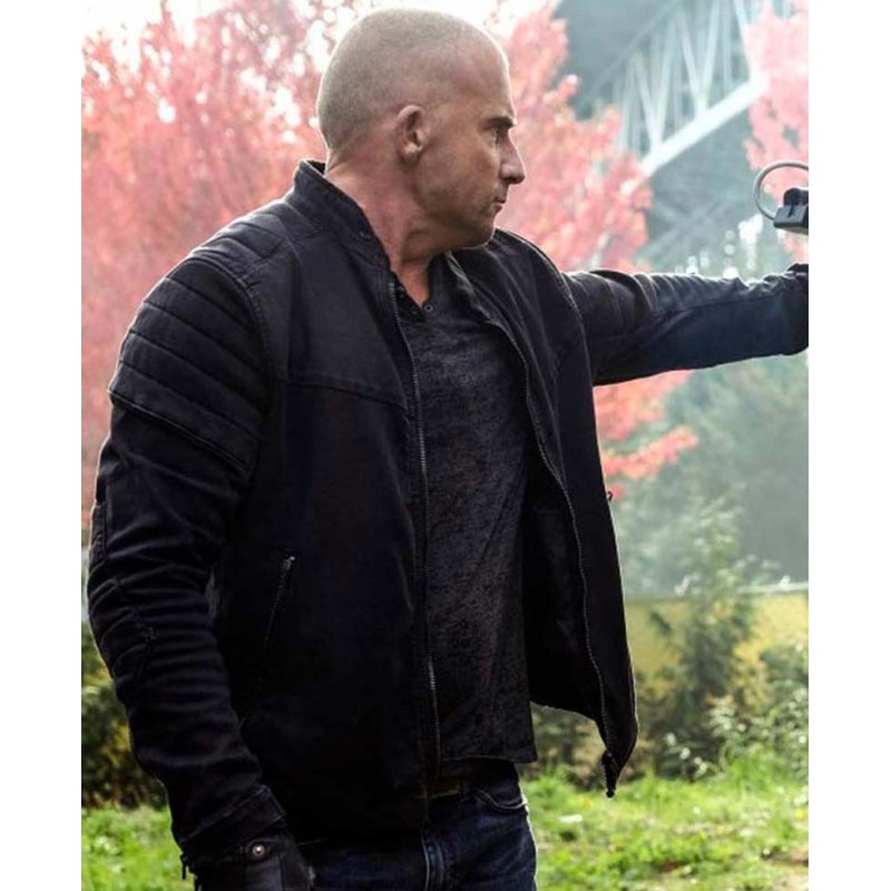 Legends of Tomorrow Dominic Purcell Black Jacket Legends of Tomorrow Dominic Purcell Black Jacket