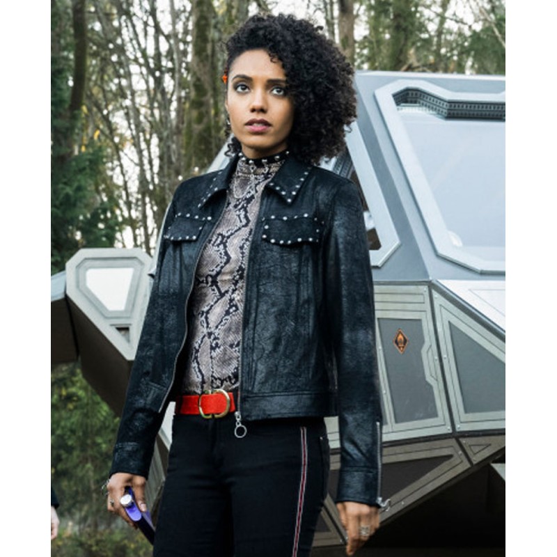 Legends of Tomorrow S05 Maisie Richardson Sellers Black Jacket Legends of Tomorrow S05 Maisie Richardson Sellers Black Jacket